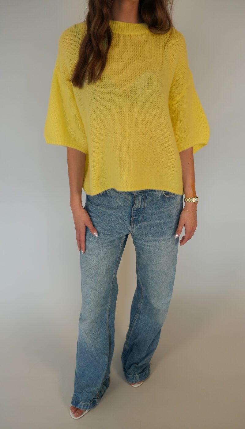 Wool T-shirt - Yellow