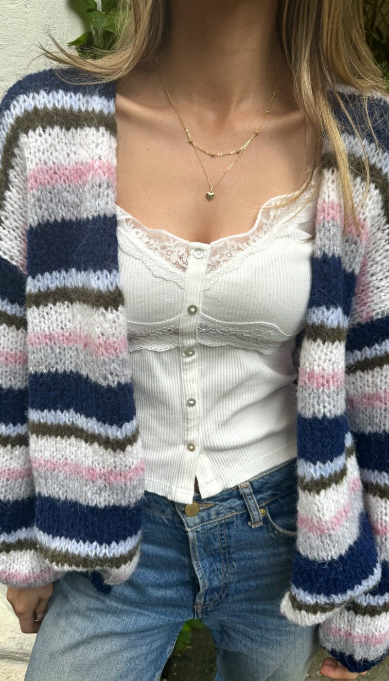 Striped Cardigan